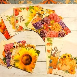 NWOT Fall/Autumn/Harvest Themed Napkins